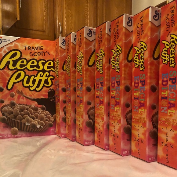 Travis Scott Reese’s Cereal (New Unopened Box) - Picture 2 of 3